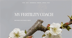 Desktop Screenshot of myfertilitycoach.com